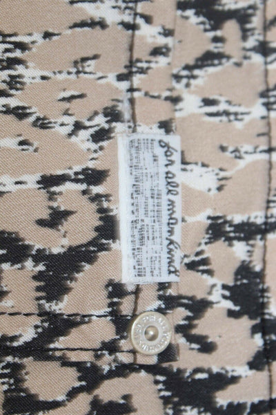 7 For All Mankind NEW $218 Sz 28 X 29 Brown Multi Skinny Cotton Blend Pant