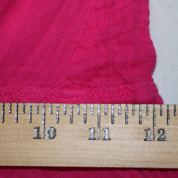 Michael Stars Pant NEW $136 Sz L x 31 Magenta Pink Double Gauze Wide Leg Pant