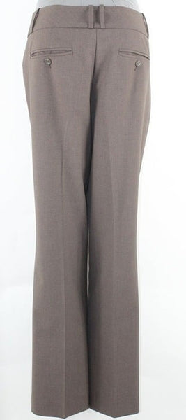 The Limited Drew Sz 10R x 32 Brown Poly Rayon Spandex Trouser Pant