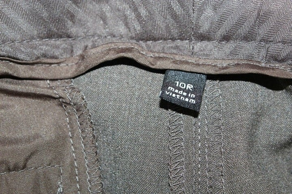The Limited Drew Sz 10R x 32 Brown Poly Rayon Spandex Trouser Pant