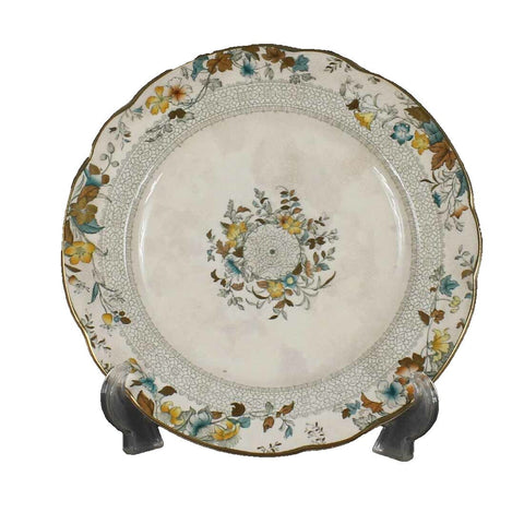 WedgWood Lace 10 X 1 Cream Multicolor Ra No 161762 Dinner Plate 854 #2I