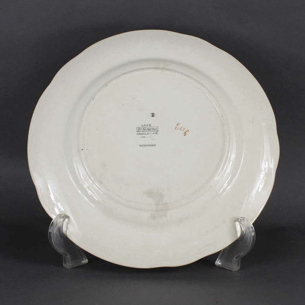 WedgWood Lace 10 X 1 Cream Multicolor Ra No 161762 Dinner Plate 854 #2I