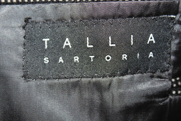 Talllia Sartoria Loro Piana Sz 50S? Black Multi 3 Button Cashmere? Men's Blazer