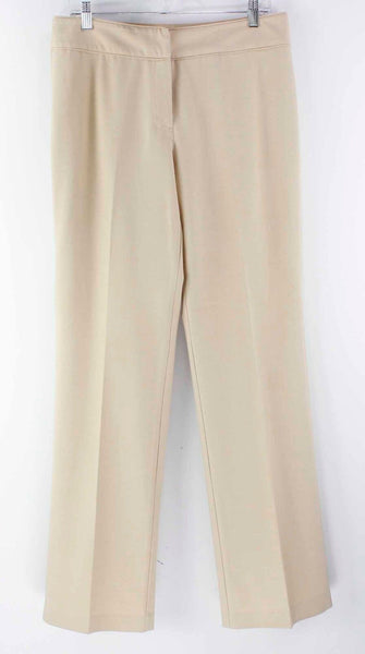 Sigrid Olsen Sz 8 x 33.5 Tan Polyester Viscose Rayon Spandex Blend Pant
