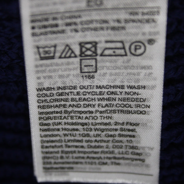 Banana Republic Dress NEW $140 Sz XL Navy Blue Open Knit UnLined Cotton Spandex