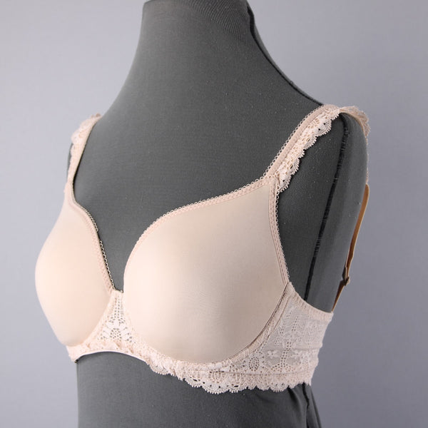 Simone Perele Sz 30F Nude Blended Fabric T Shirt Bra