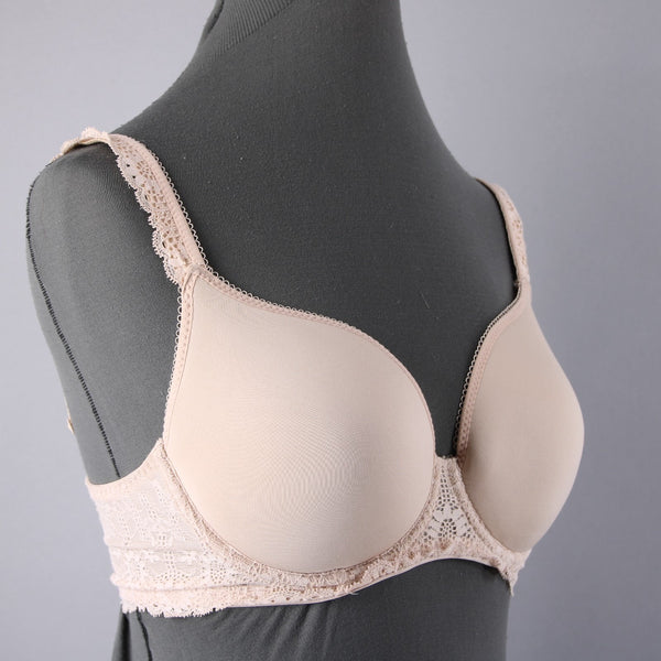 Simone Perele Sz 30F Nude Blended Fabric T Shirt Bra
