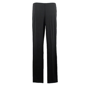 Eileen Fisher Sz XS x 32 Black Pull On Slim Viscose Nylon Spandex Knit Pant
