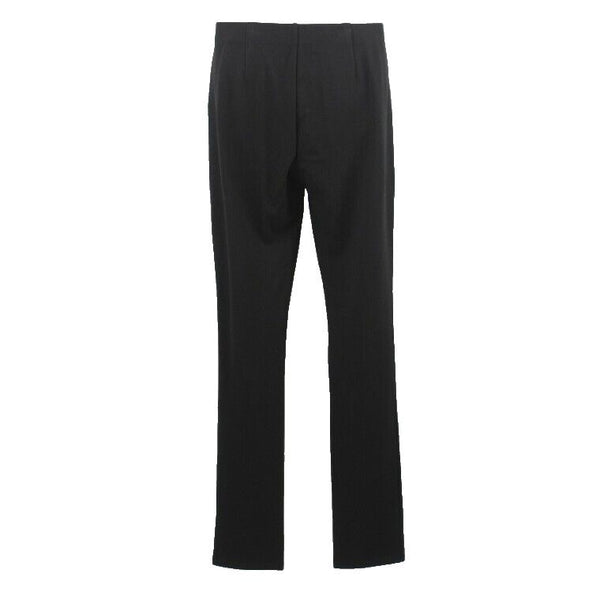 Eileen Fisher Sz XS x 32 Black Pull On Slim Viscose Nylon Spandex Knit Pant