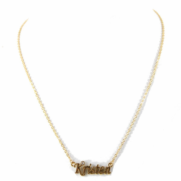 KRISTEN NEW Goldtone Rhinestone Accent 14.5" w 4.5" Multi Ring Ext Necklace