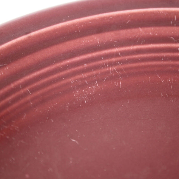 Fiesta Homer Laughun China Burgundy  Lead Free 7" AS IS Bread Plate