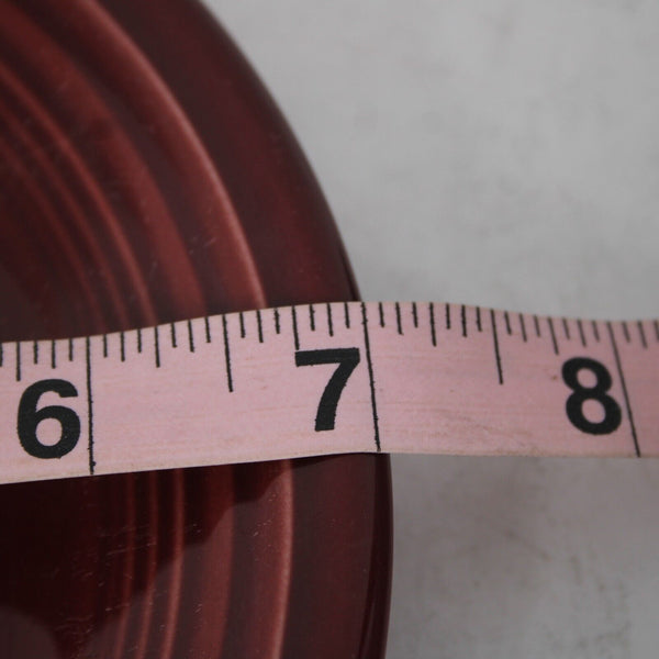 Fiesta Homer Laughun China Burgundy  Lead Free 7" AS IS Bread Plate