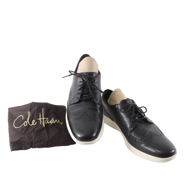 Cole Haan Oxfords Grand Plus Essex Sz 12 M Black Lace Up Oxford Leather Shoes