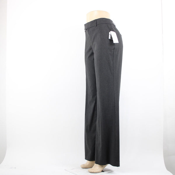 Calvin Klein NEW $50 The Manor Sz 10 x 34 Steel Gray Low Rise Poly Blend Pant