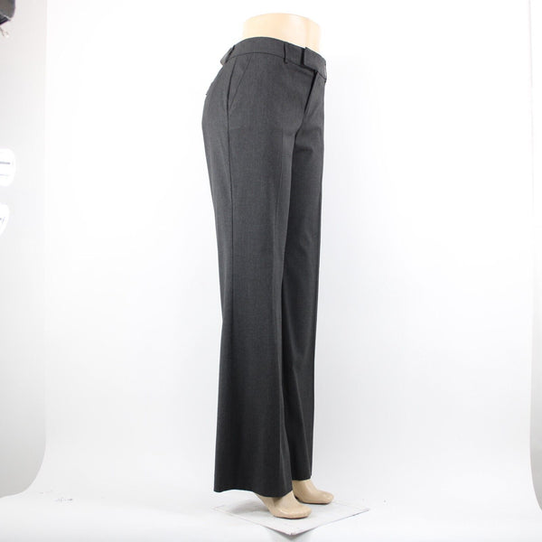 Calvin Klein NEW $50 The Manor Sz 10 x 34 Steel Gray Low Rise Poly Blend Pant