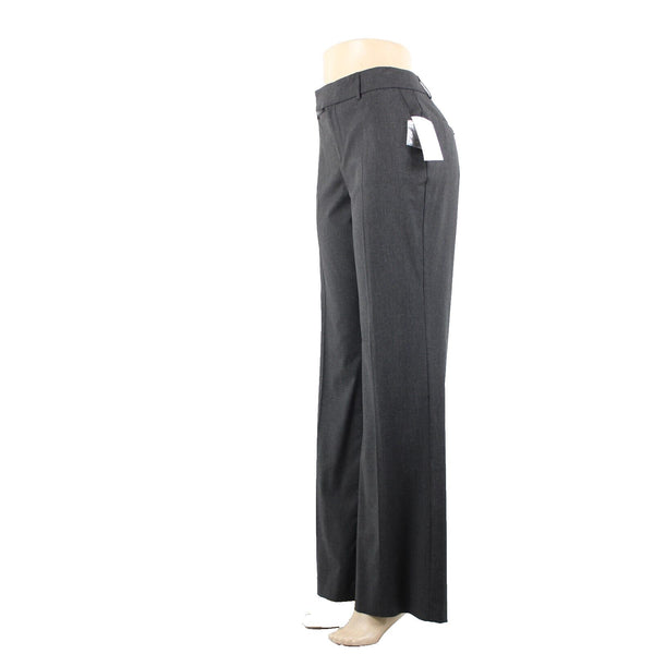 Calvin Klein NEW $50 The Manor Sz 10 x 34 Steel Gray Low Rise Poly Blend Pant