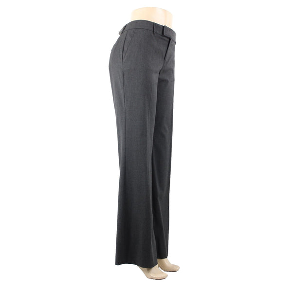 Calvin Klein NEW $50 The Manor Sz 10 x 34 Steel Gray Low Rise Poly Blend Pant