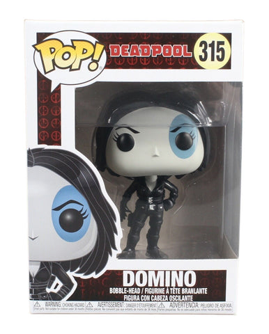 Funko POP Dead Pool #315 Domino Bobble Head Collectible