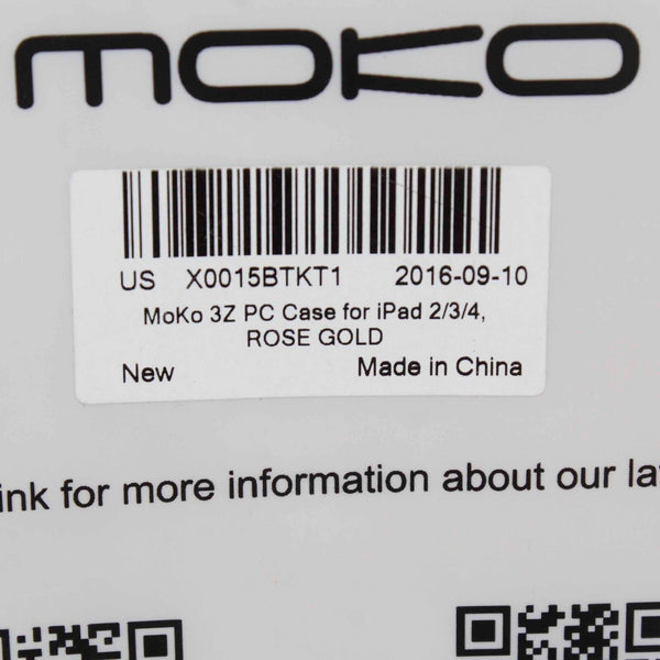 Moko NEW Rose Gold Ipad 2 3 4 Case