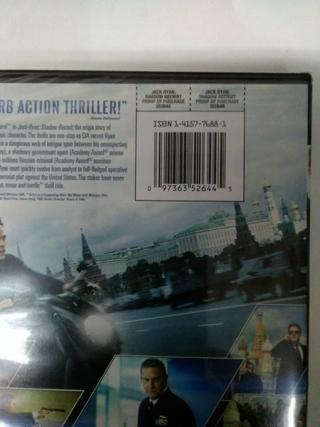 Jack Ryan: Shadow Recruit Factory Sealed DVD