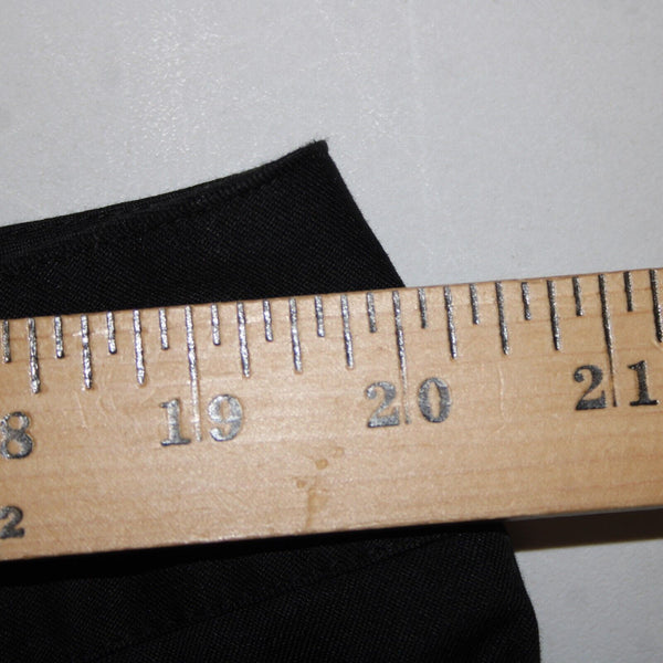 Caslon NEW Sz 18w x 25 Black Pockets Ankle Straight Leg Cotton Poly Capri Pant