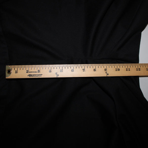 Caslon NEW Sz 18w x 25 Black Pockets Ankle Straight Leg Cotton Poly Capri Pant