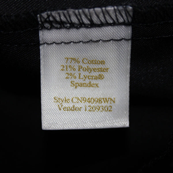 Caslon NEW Sz 18w x 25 Black Pockets Ankle Straight Leg Cotton Poly Capri Pant