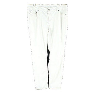 Canyon River Blues Sz 16 x 28 White Rhinestone Pockets Cotton Blend Pant