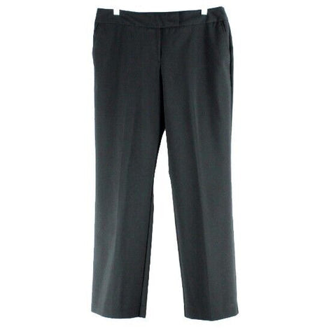 Covington Sz 12 x 31 Lynda Black Poly Rayon Blend Unlined Trousers Pant