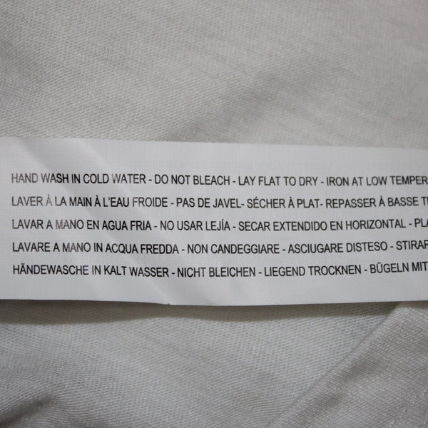 William Rast Top NEW $50 Sz SP Navy Blue White Color Block Hi Lo Polyester Top