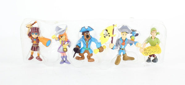 Scooby Doo Uncarded Pirate Crew 5 2.5" Action Figures Collectible