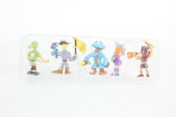 Scooby Doo Uncarded Pirate Crew 5 2.5" Action Figures Collectible
