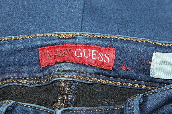 Guess Sz 24 x 32 Blue Denim Visha Fit Skinny Bootcut Cotton Blend Jeans