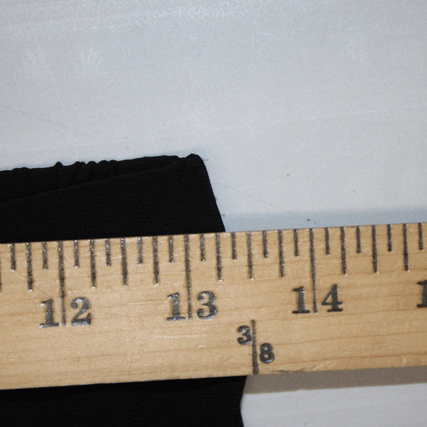 Coco Bianco Sz S Black Split Front Seam Pearl Embellished Polyester Blend Pant