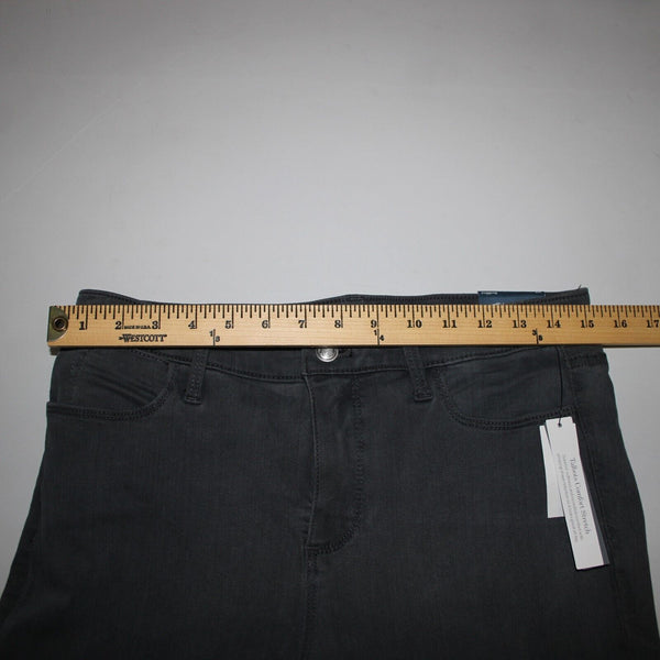 Talbots NEW $90 Jegging Sz 10P x 27 High Gray Waisted Skinny Leg Cotton Pant