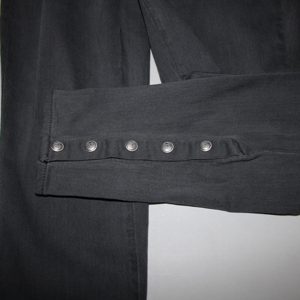 Talbots NEW $90 Jegging Sz 10P x 27 High Gray Waisted Skinny Leg Cotton Pant