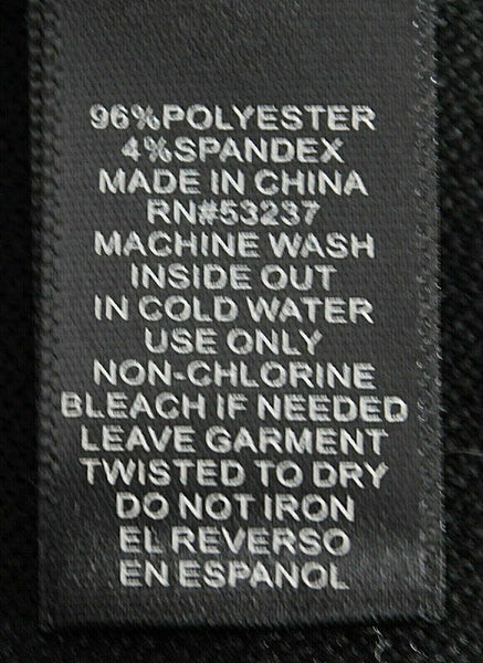 Mlle Gabrielle Sz S Black Sheer Mesh Insert Bodycon Polyester Spandex Dress