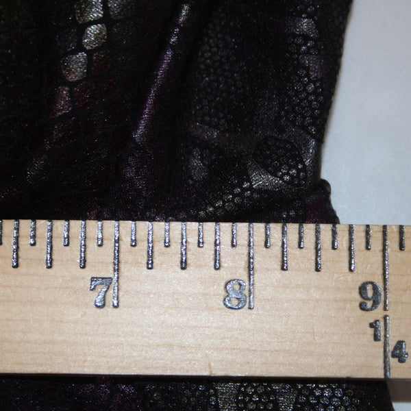 Lena Gabrielle Pant Sz 6 x 30 Black Multi Colored Reptile Print Rayon Nylon Pant