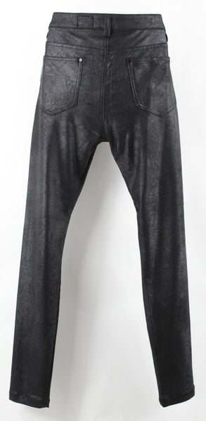 V Christina NEW Sz 2 x 28 Black Soft Stretchy Skinny 100% Polyester Jean