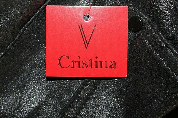 V Christina NEW Sz 2 x 28 Black Soft Stretchy Skinny 100% Polyester Jean