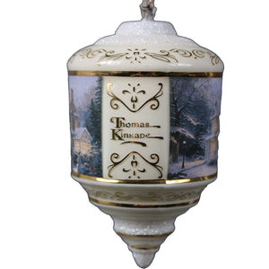 Thomas Kinkade 2001 Bradford Editions 68412 Victorian Christmas Ornament
