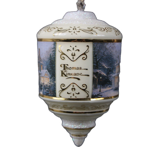 Thomas Kinkade 2001 Bradford Editions 68412 Victorian Christmas Ornament