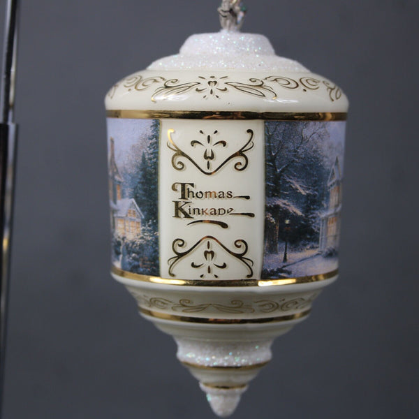 Thomas Kinkade 2001 Bradford Editions 68412 Victorian Christmas Ornament