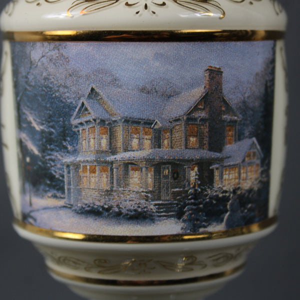 Thomas Kinkade 2001 Bradford Editions 68412 Victorian Christmas Ornament