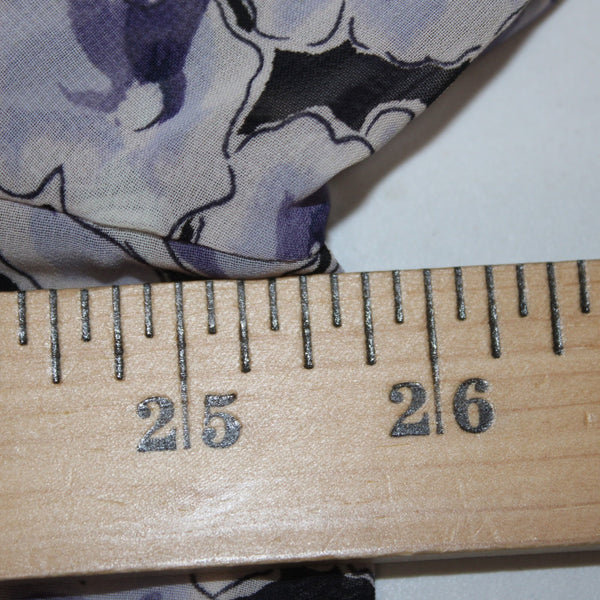 Avenue Top NEW $40 Sz 18/20 Purple White Collared 3/4 Sleeve 100% Polyester Top