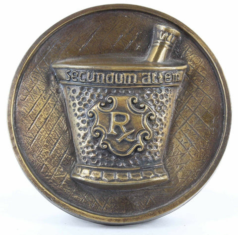 Chlor Trimetron 1977 6" Diameter Brass RX Plaque