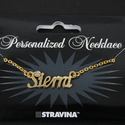 SIERRA NEW Goldtone Rhinestone Accent 14.5" w 4.5" Multi Ring Ext Necklace