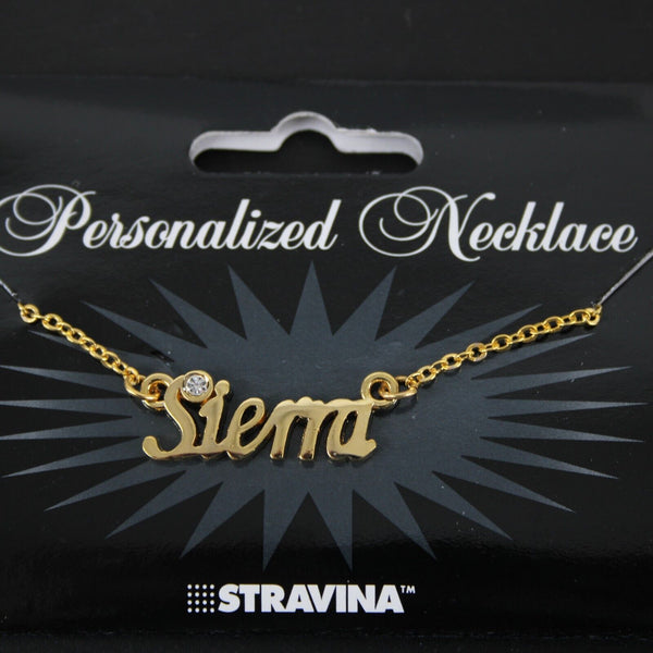 SIERRA NEW Goldtone Rhinestone Accent 14.5" w 4.5" Multi Ring Ext Necklace