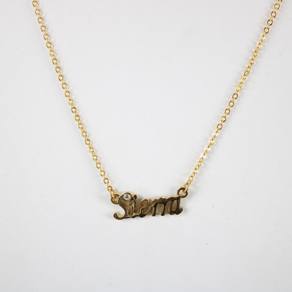 SIERRA NEW Goldtone Rhinestone Accent 14.5" w 4.5" Multi Ring Ext Necklace