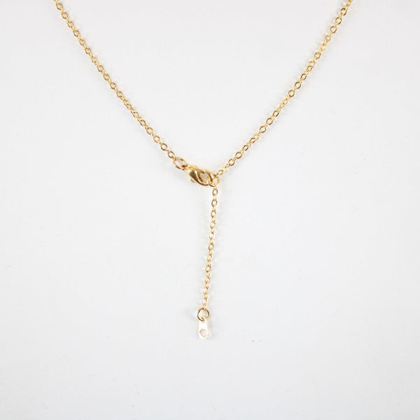 SIERRA NEW Goldtone Rhinestone Accent 14.5" w 4.5" Multi Ring Ext Necklace